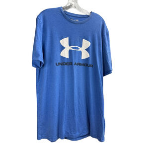 Men's Under Armour Blue Short Sleeve Tee L